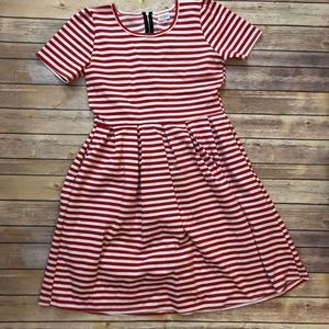 Lularoe Striped Amelia Dress
